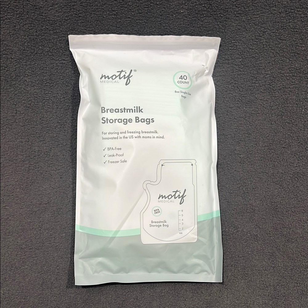 Breastmilk Storage Bags - White